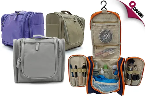 From QR69 Add Some Space with a Multi-Compartment Toiletry Bag - Choose from 4 Nifty Colors! (Up to QR508 Value)